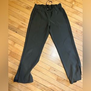 Lululemon, flare pants, size 6 army green